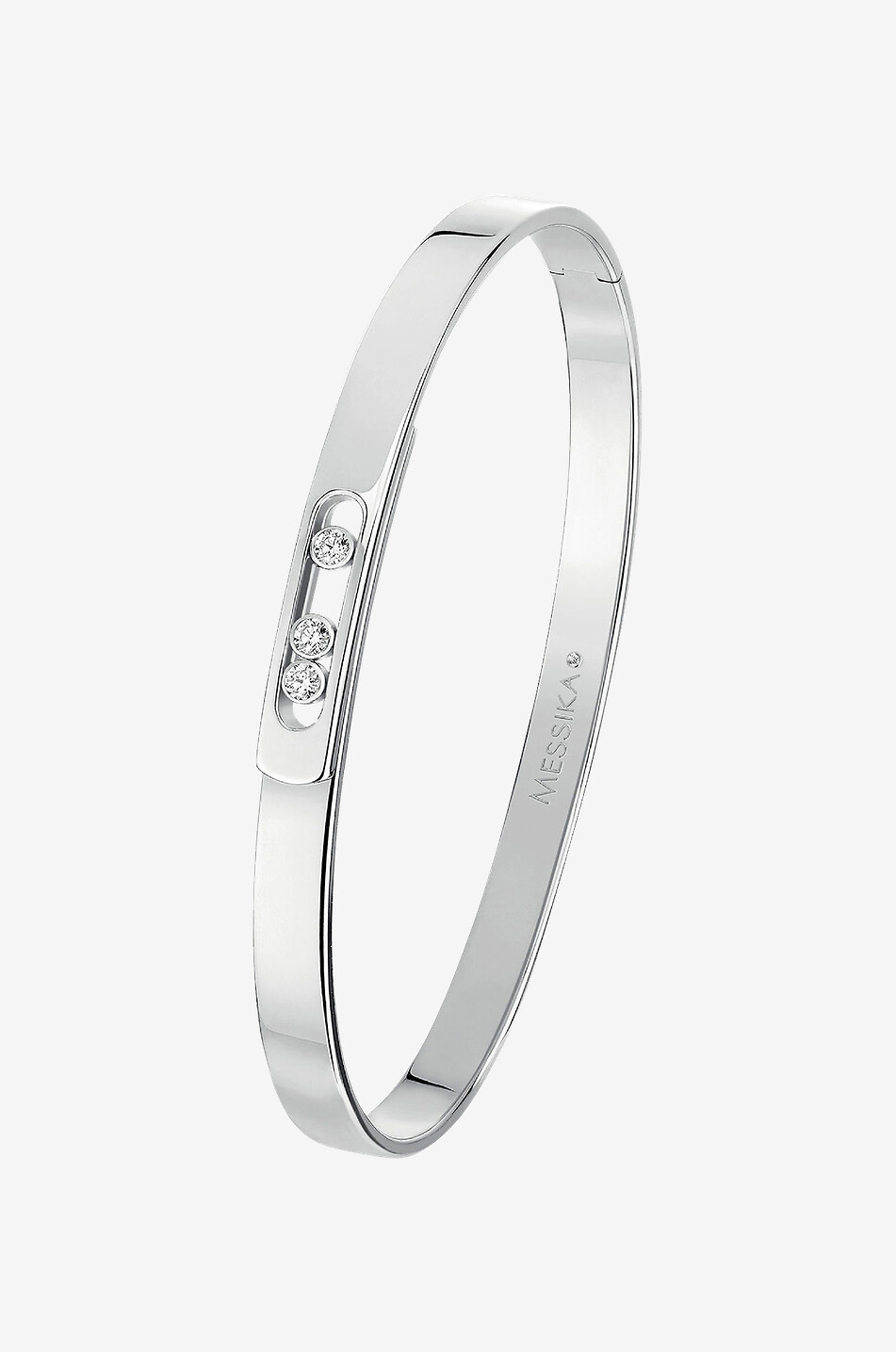 MESSIKA Weissgold-Armreif mit Diamanten Bangle Move Noa PM Damen WEISS 1