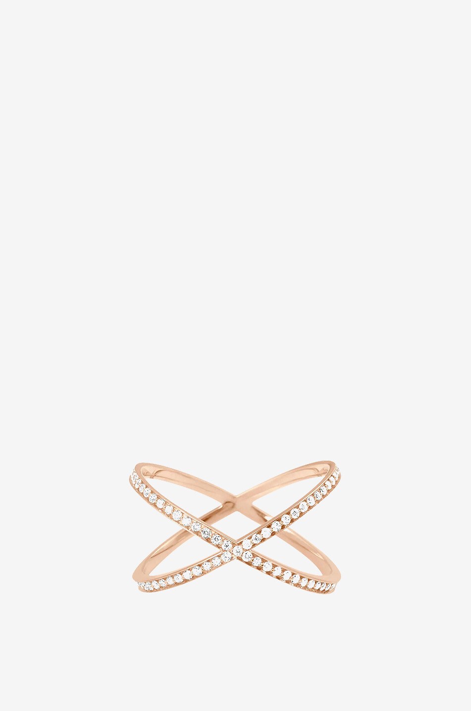 Bague en or rose et diamants Coachella
