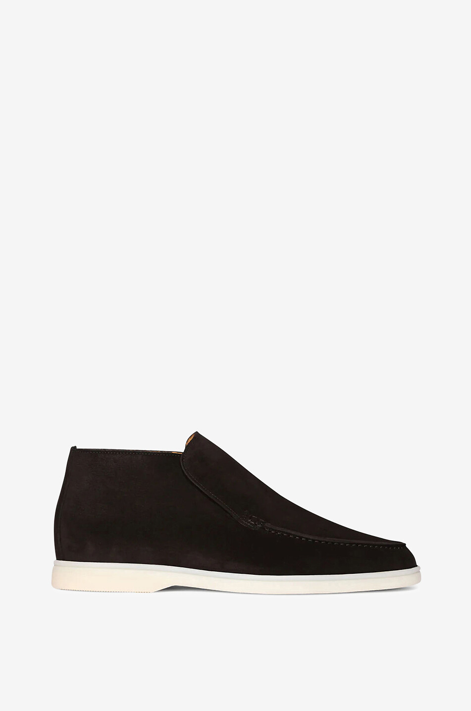 AURELIEN Mocassins montants en daim City Homme NOIR 1