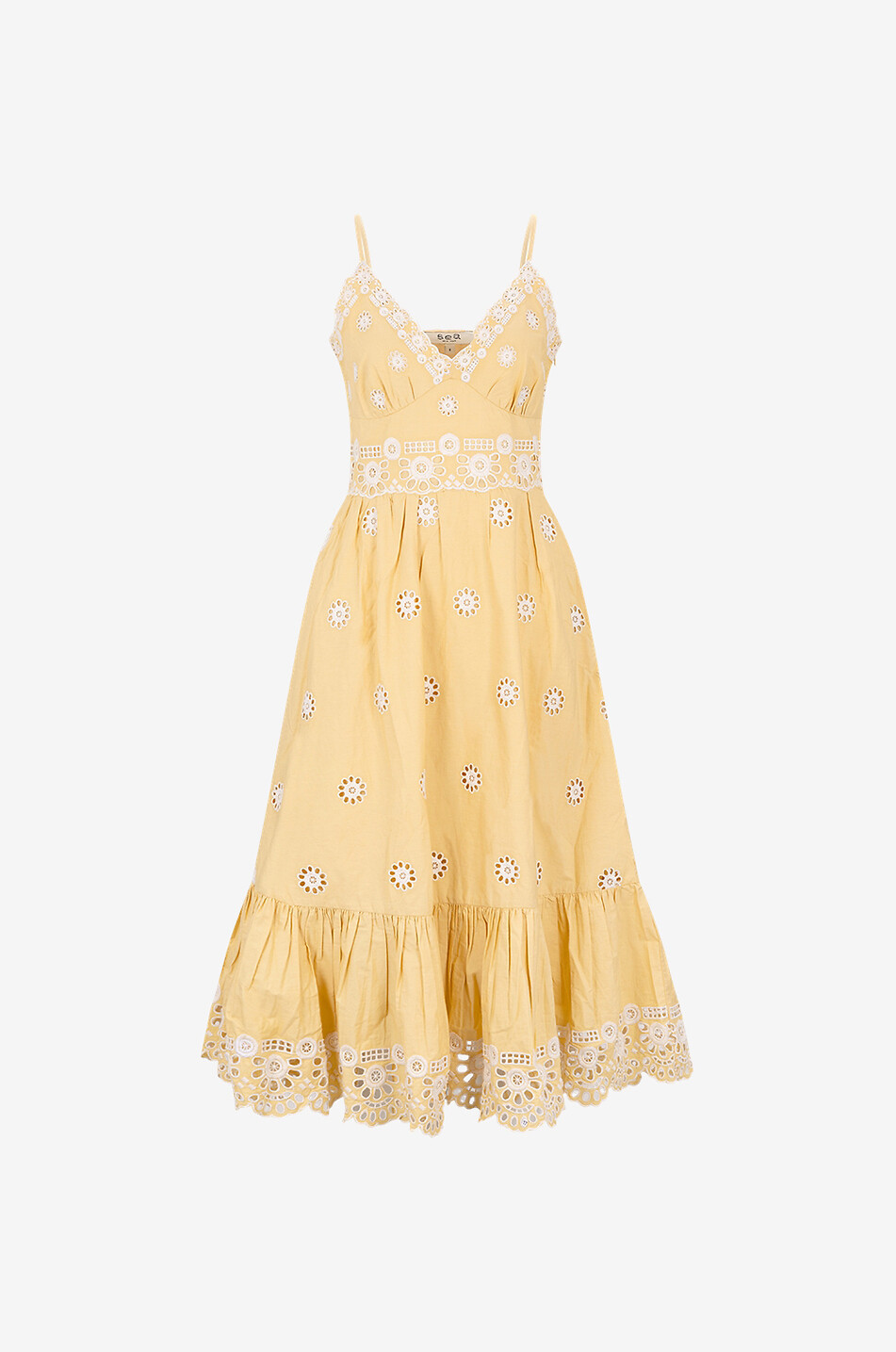 Elysse cotton midi dress