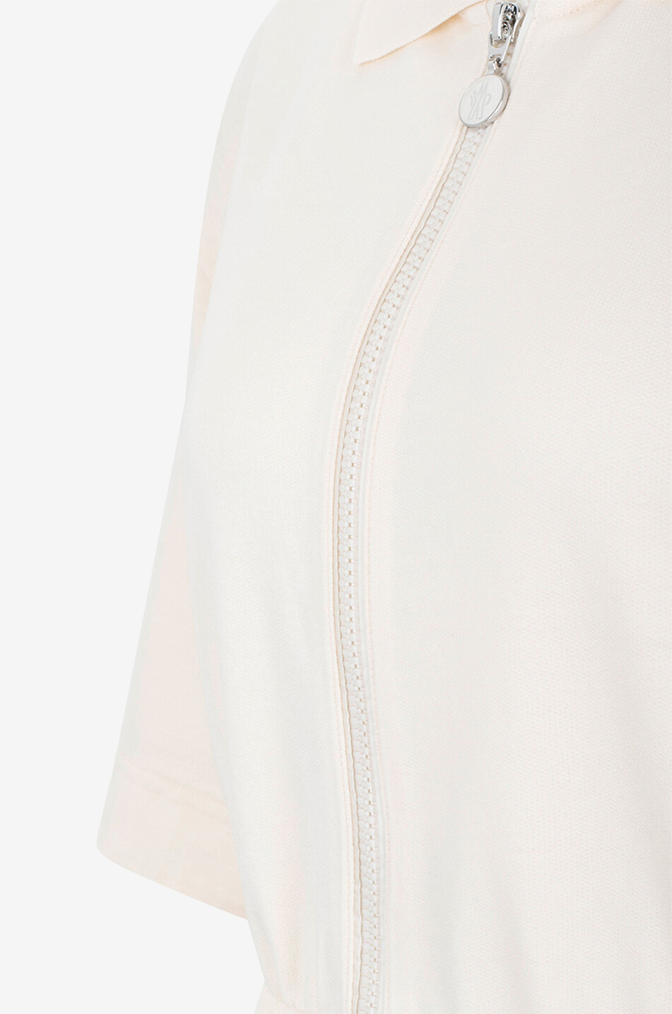 MONCLER Kurzes Sweat-Polokleid mit Cargotasche Damen CREMEFARBEN 3