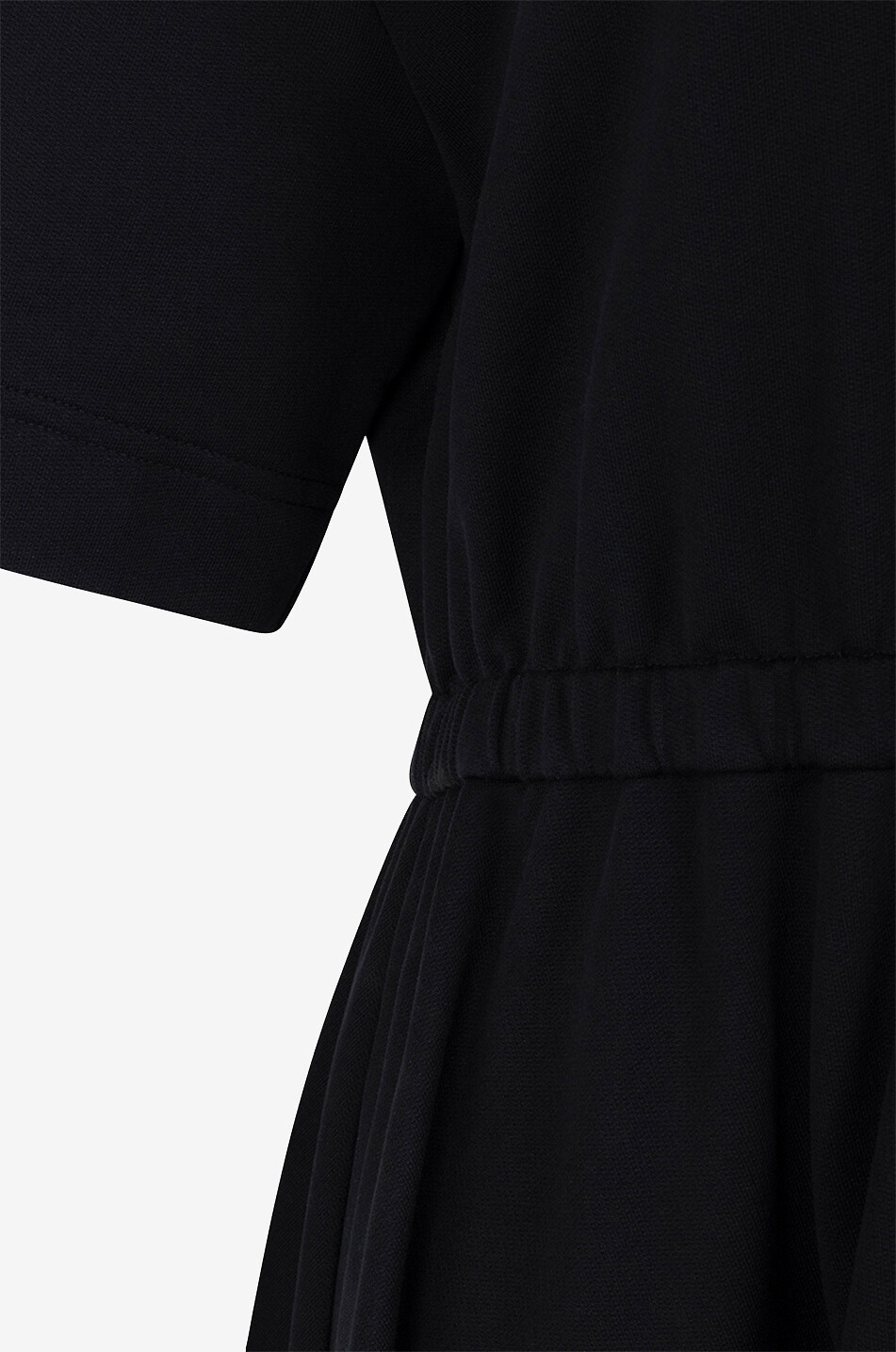 MONCLER Kurzes Sweat-Polokleid mit Cargotasche Damen SCHWARZ 3
