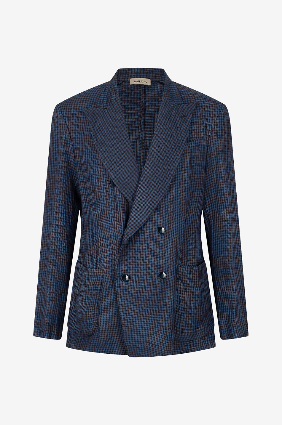 Blazer en lin mélangé à carreaux vichy Siroco Ludo Tie & Dye