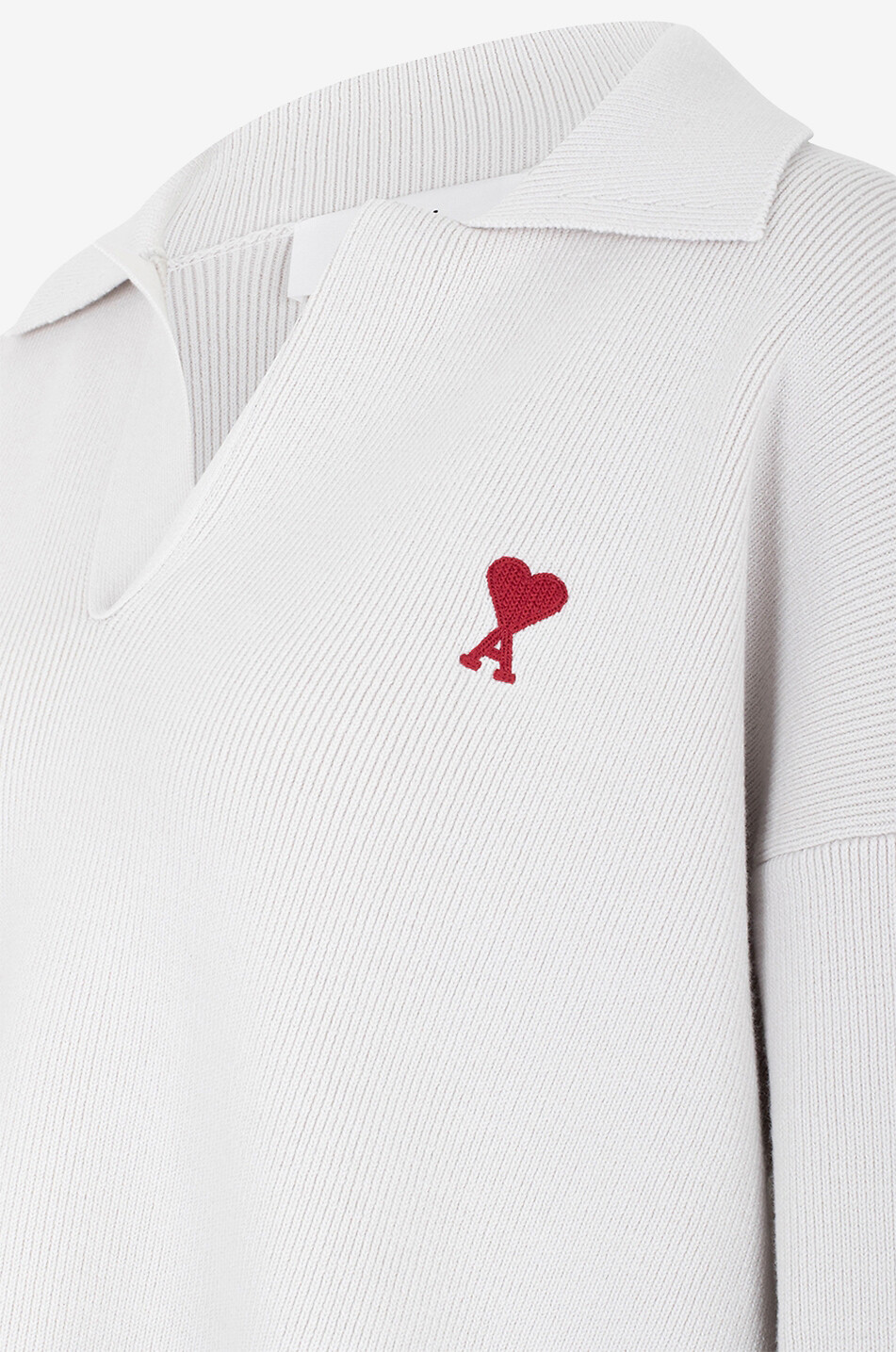 Boxy-Polo-Pullover aus Baumwolle und Wolle Ami de Coeur