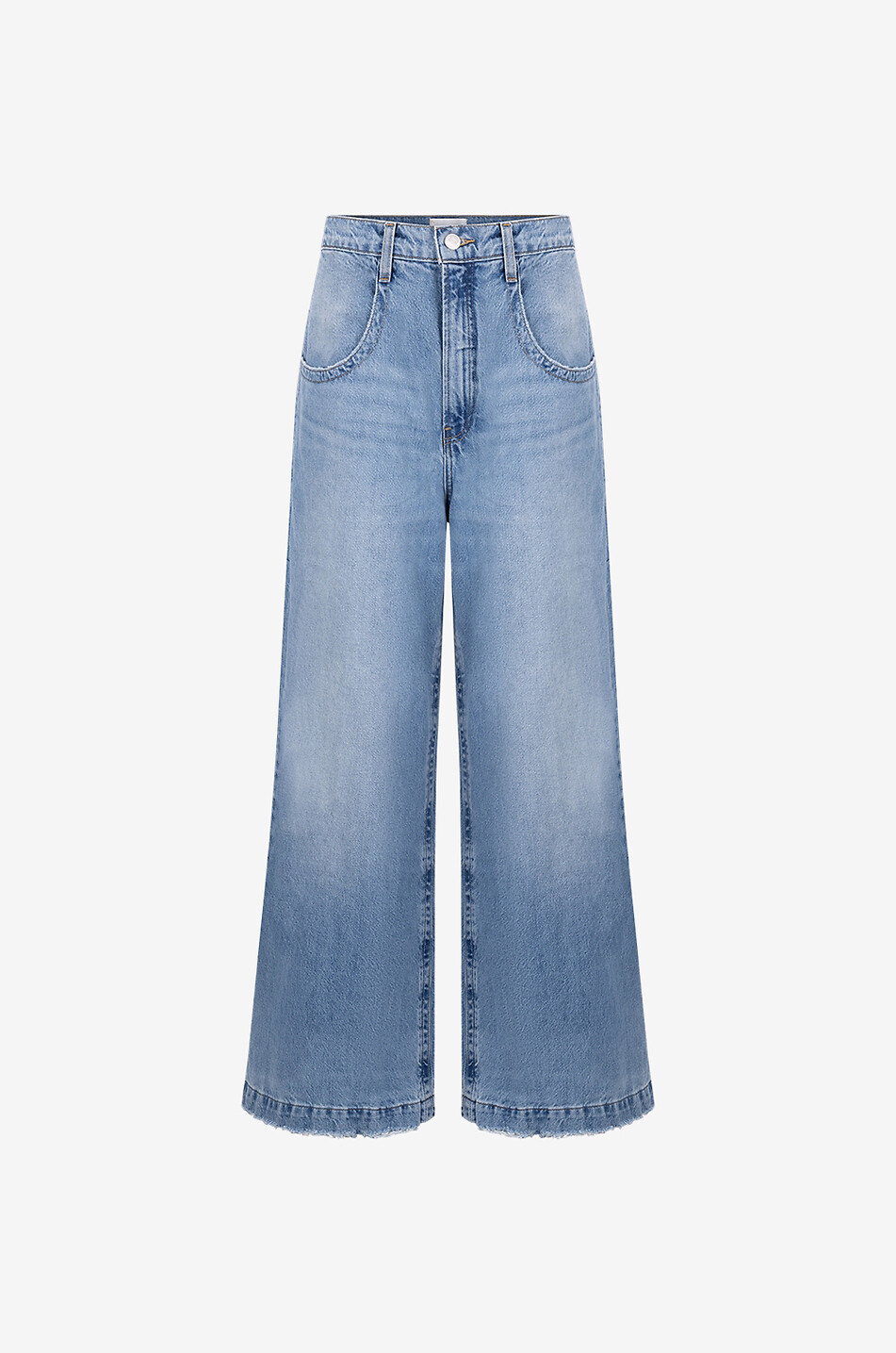 FRAME The Skater Jean Rhode flared faded jeans Women LIGHT BLUE 1