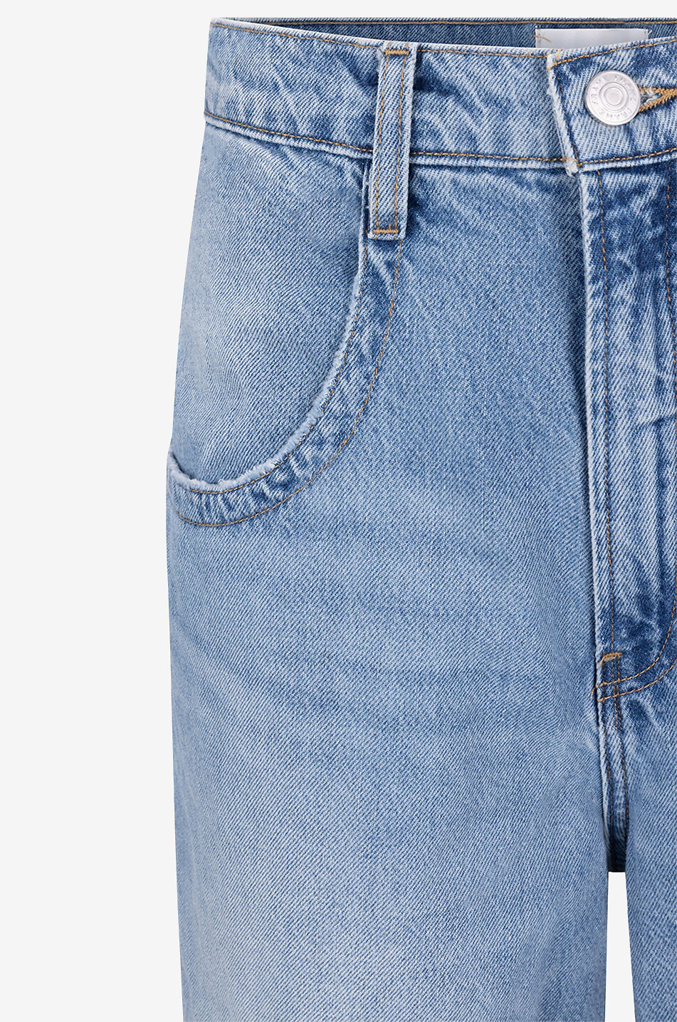 FRAME The Skater Jean Rhode flared faded jeans Women LIGHT BLUE 3