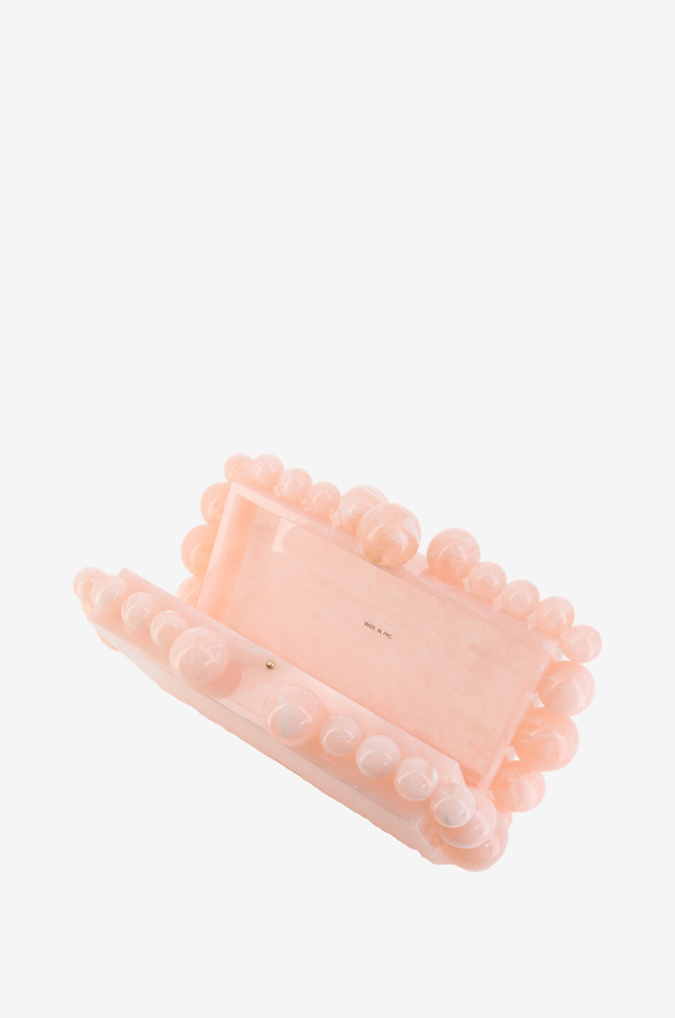 CULT GAIA Pochette rigide en acrylique effet marbré Eos Femme ROSE 5
