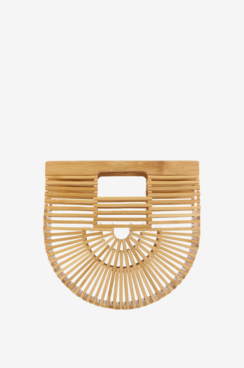 CULT GAIA Gaia's Ark Mini bamboo tote bag Women BEIGE 1