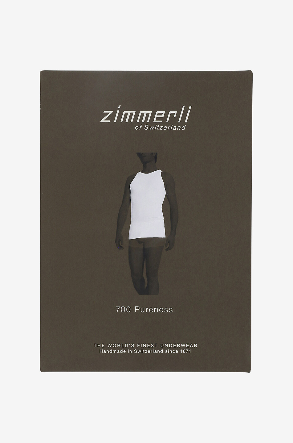 ZIMMERLI 700 Pureness modal tank top Men WHITE 1