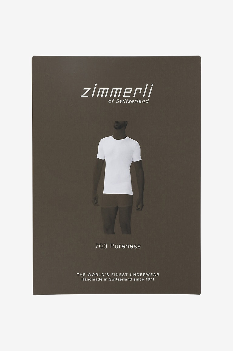 ZIMMERLI T-shirt en modal 700 Pureness Homme BLANC 1