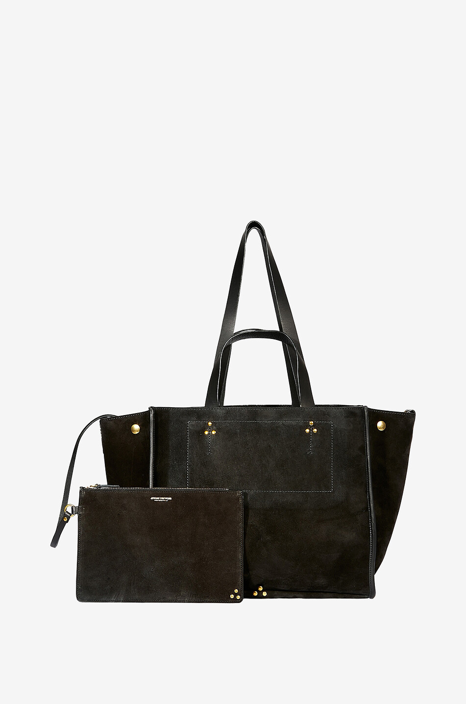 JEROME DREYFUSS Sac cabas en cuir Léon M Femme NOIR 1