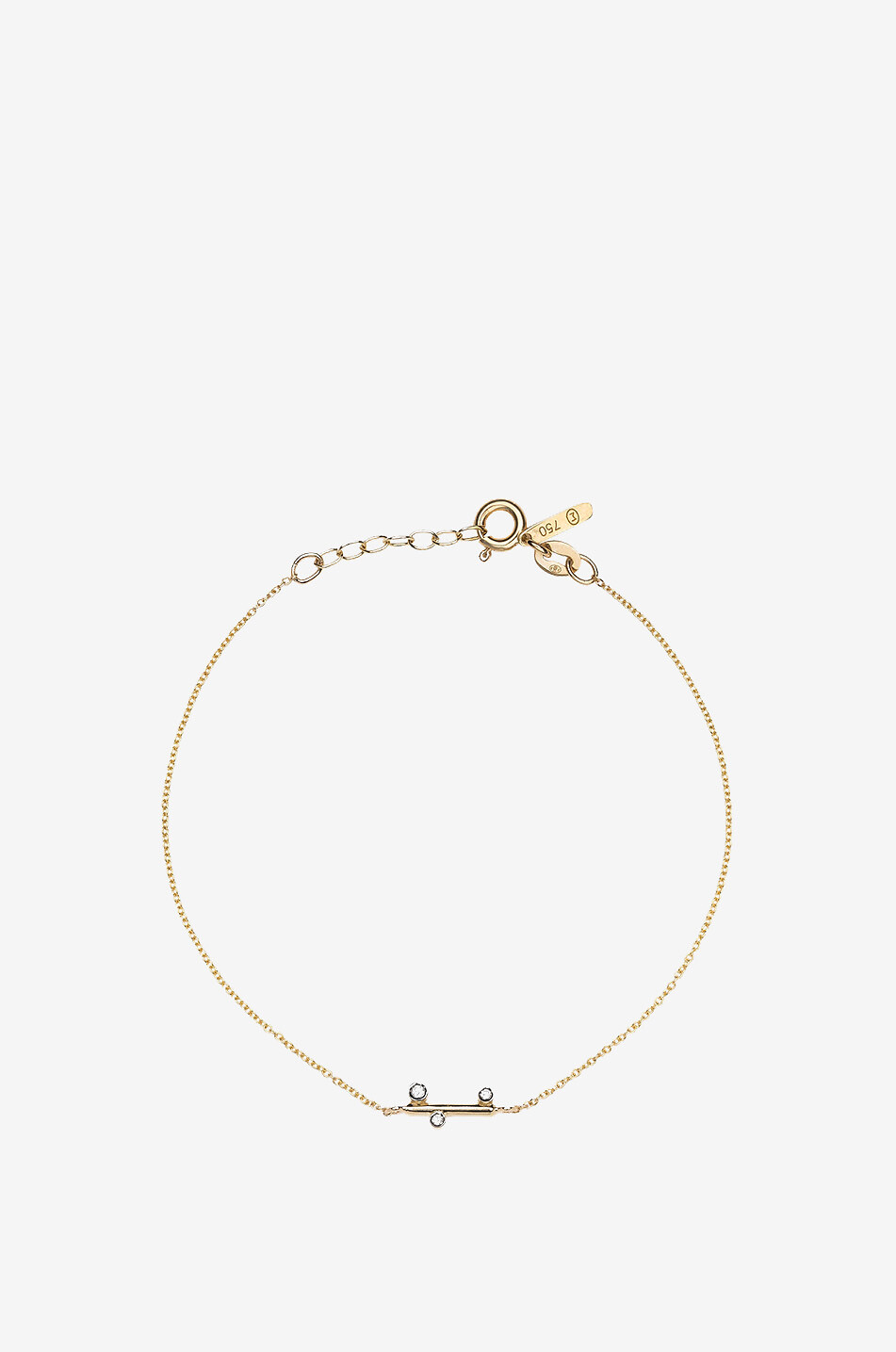 Armband aus Gelbgold und Diamanten Fleurs Sauvages 3