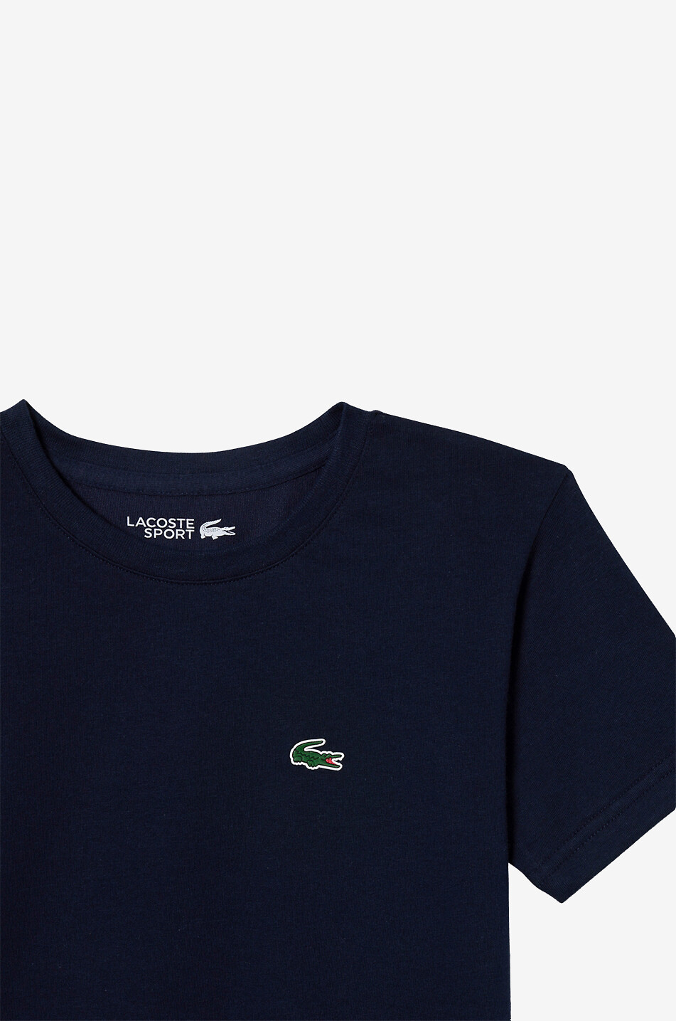LACOSTE Kinder-Sport-T-Shirt aus Baumwollmix Ultra-Dry Unisex DUNKELBLAU 5