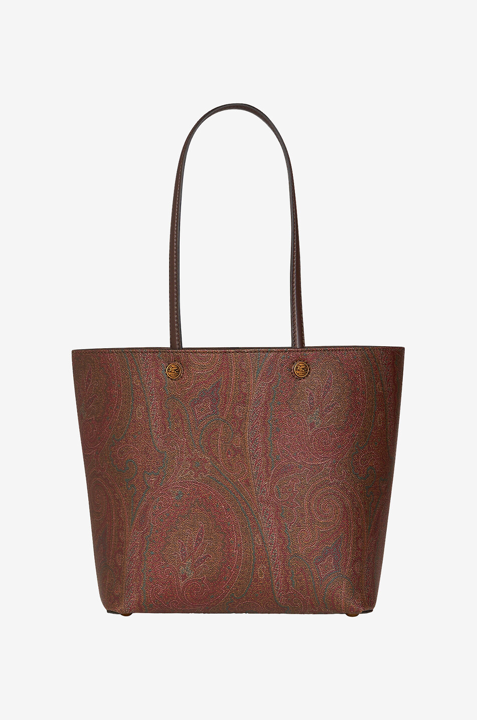 Shopper aus beschichtetem Paisley-Canvas Etro Essential Small