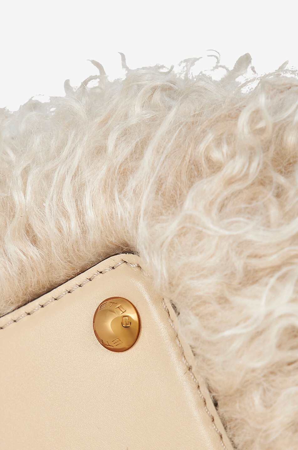ETRO Vela Mini wool and mohair shoulder bag Women EGGSHELL 7