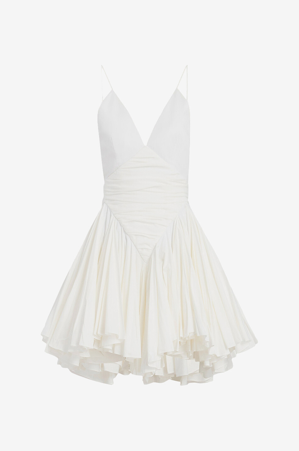 Ausgestelltes Mini-Trägerkleid aus Baumwolle The Margot