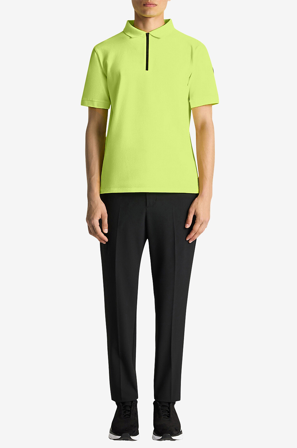 FUSALP Polo à manches courtes et col zippé Anatole Homme VERT 2