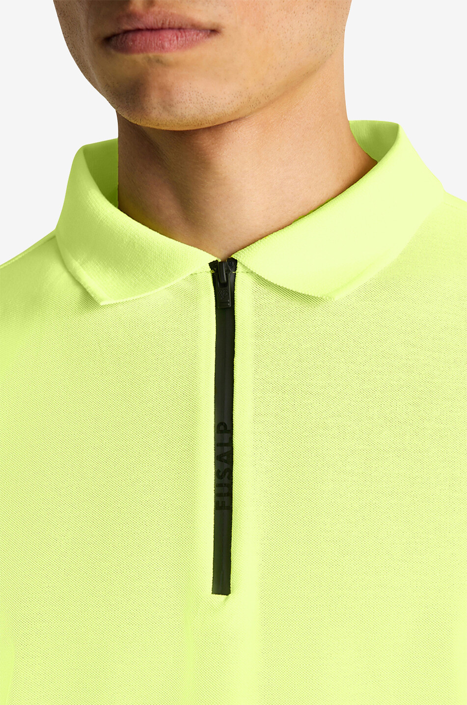 FUSALP Polo à manches courtes et col zippé Anatole Homme VERT 5