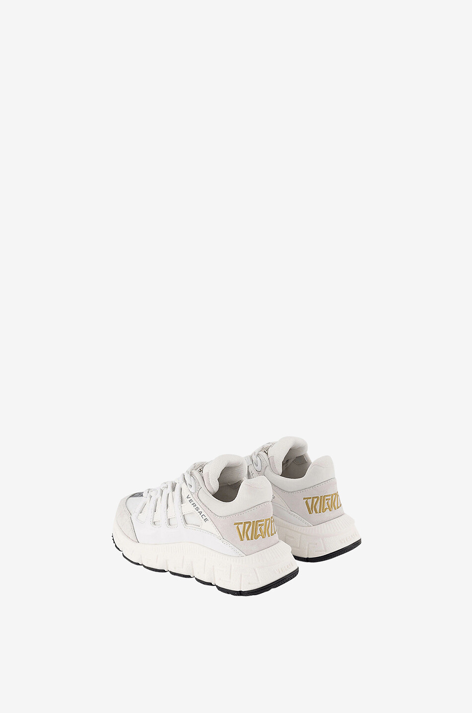 VERSACE Baskets basses garçon en cuir Trigreca Garçon BLANC 3