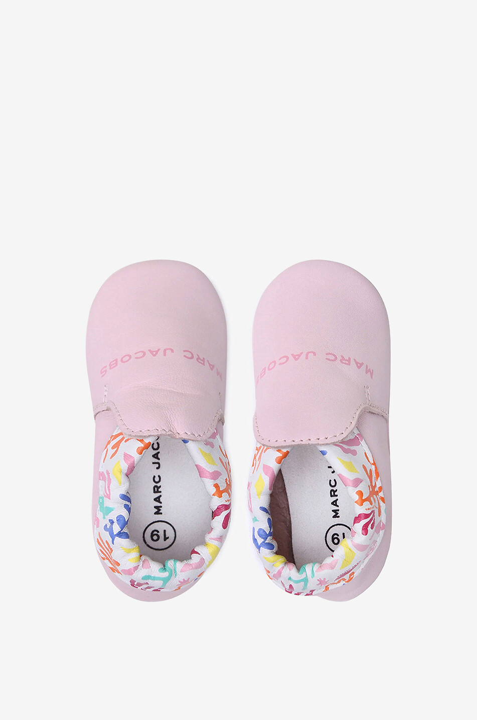 THE MARC JACOBS Leather baby slippers Baby PINK 3