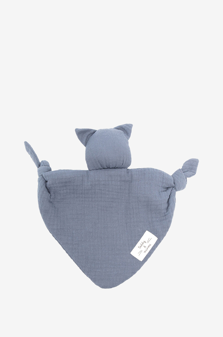 Baby-Baumwollgaze-Schnuffeltuch Katze