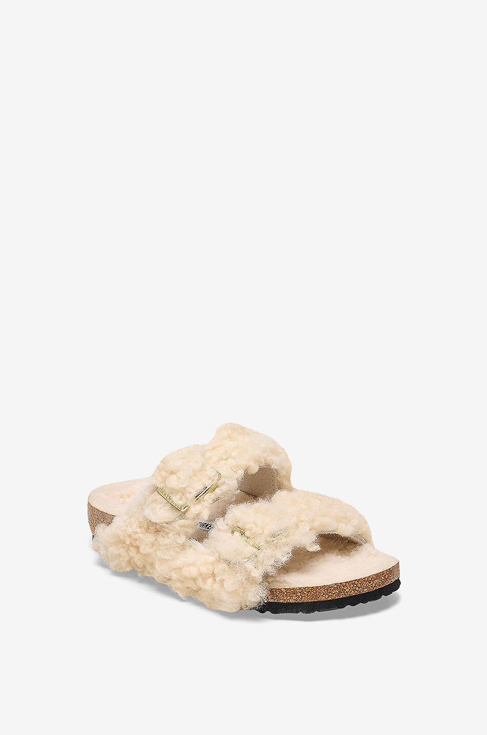 Flache Mädchensandalen aus Shearling Arizona Kids