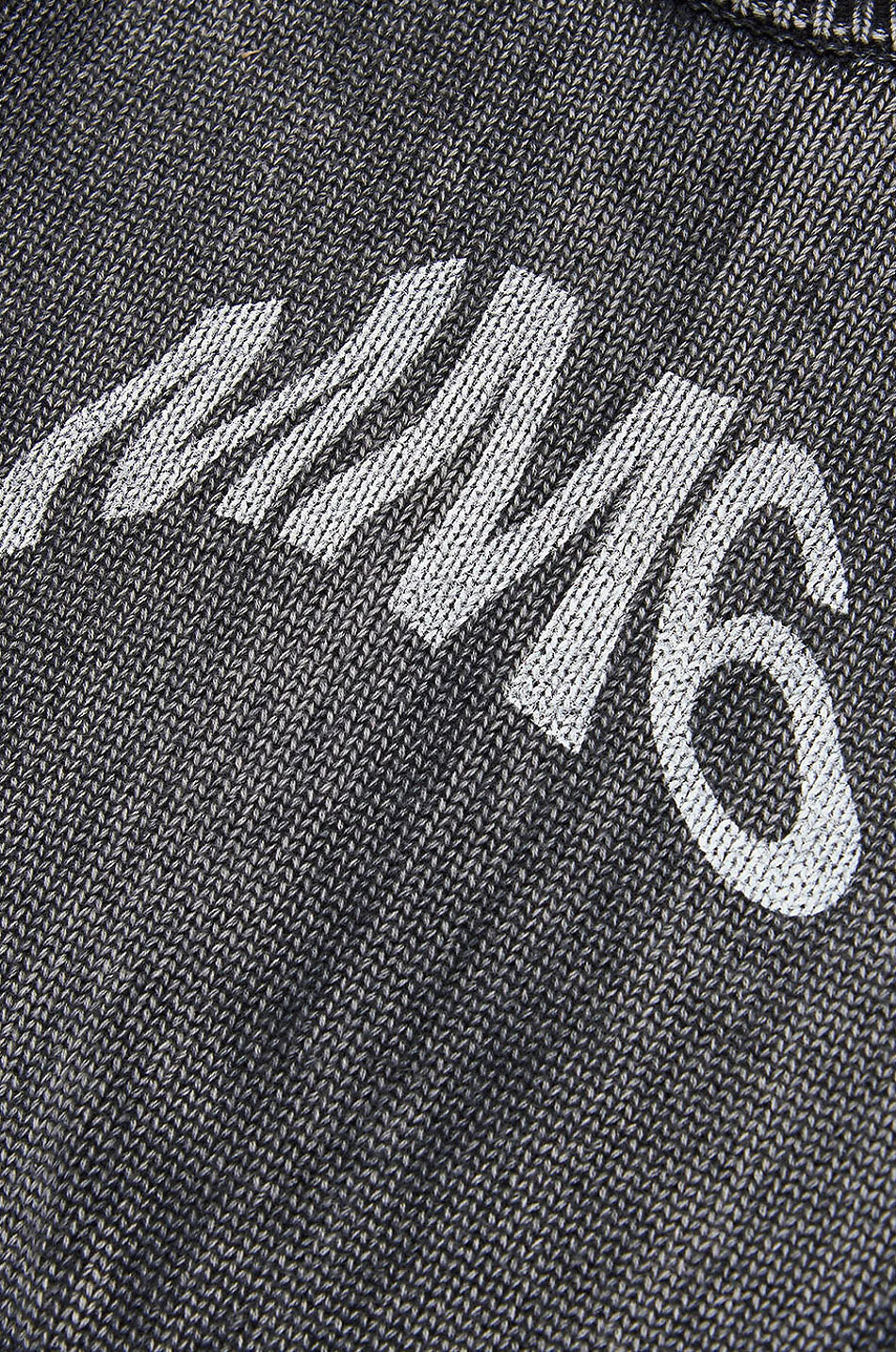 MM6 MAISON MARGIELA Pullover mit Rundhalsausschnitt aus Baumwollmischung für Jungen MM6 Junge SCHWARZ 3