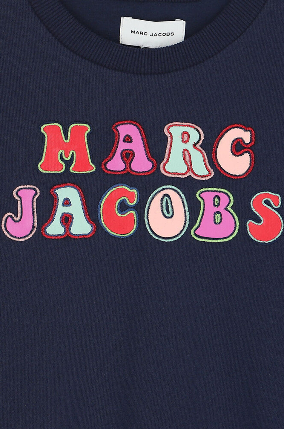 THE MARC JACOBS Mädchen-Materialmix-Kleid mit Logo-Print Mädchen DUNKELBLAU 3
