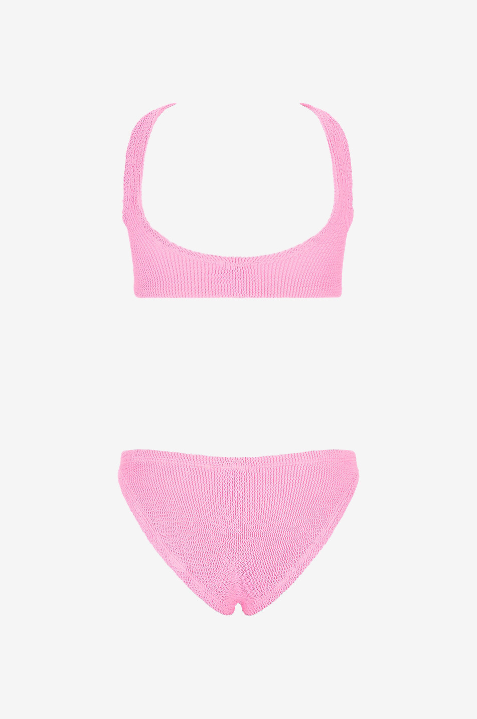 HUNZA G Bonnie bikini in seersucker Women PINK 2