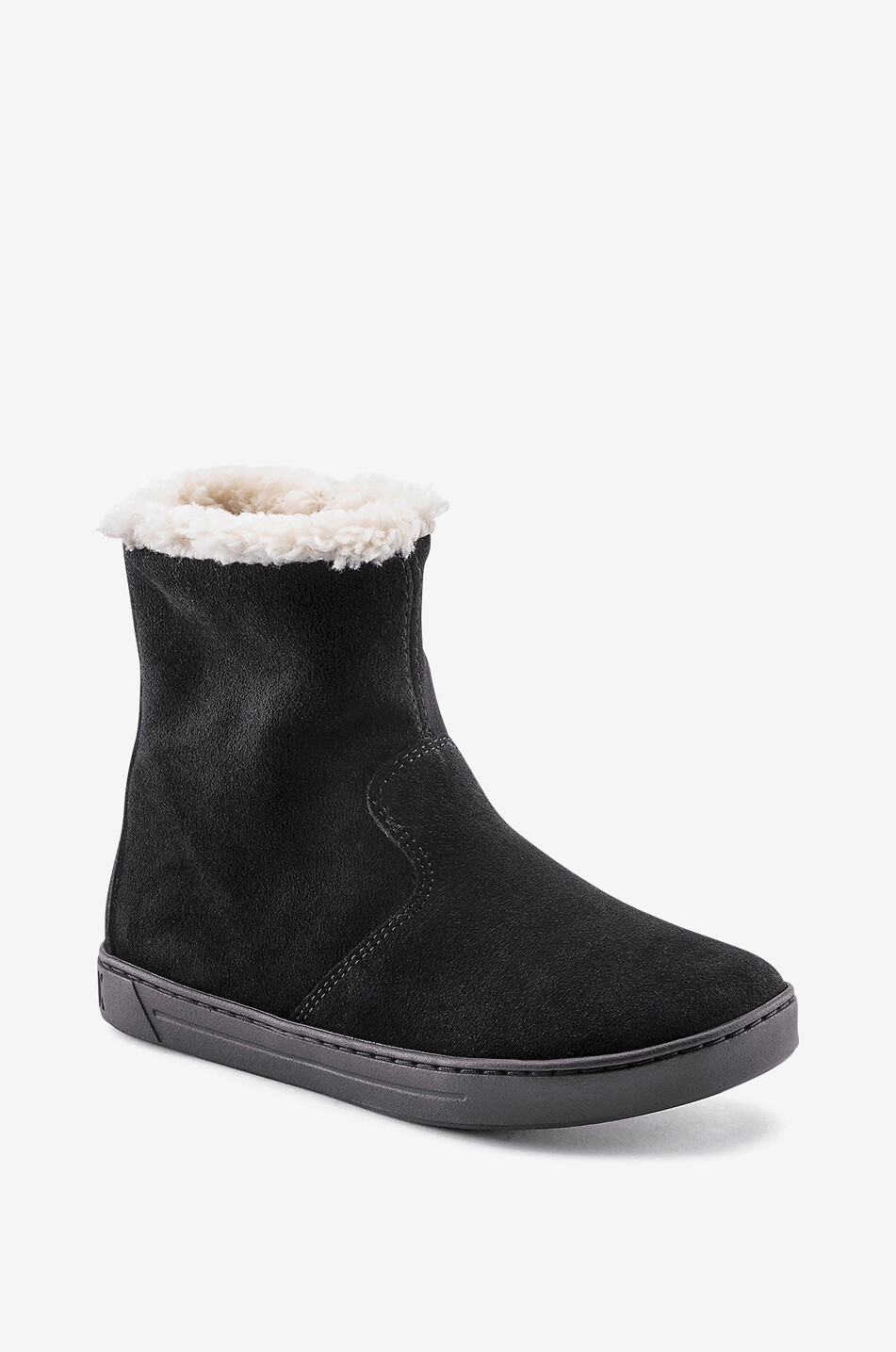 BIRKENSTOCK Bottines fille en daim Lille Kids Fille NOIR 1