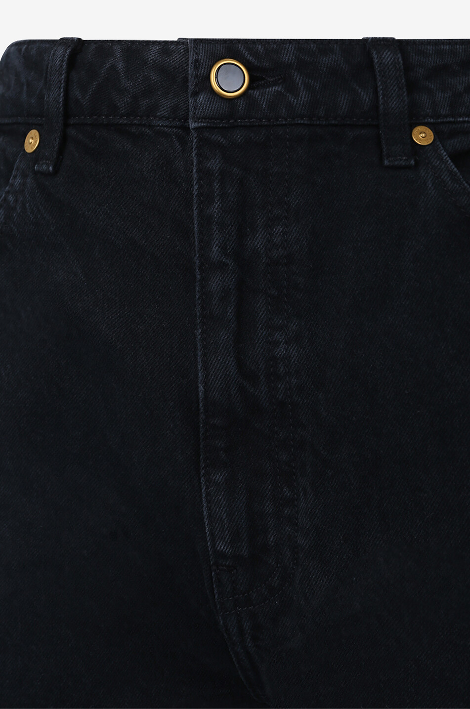 KHAITE Jean droit taille haute The Danielle Archer Femme NOIR 7