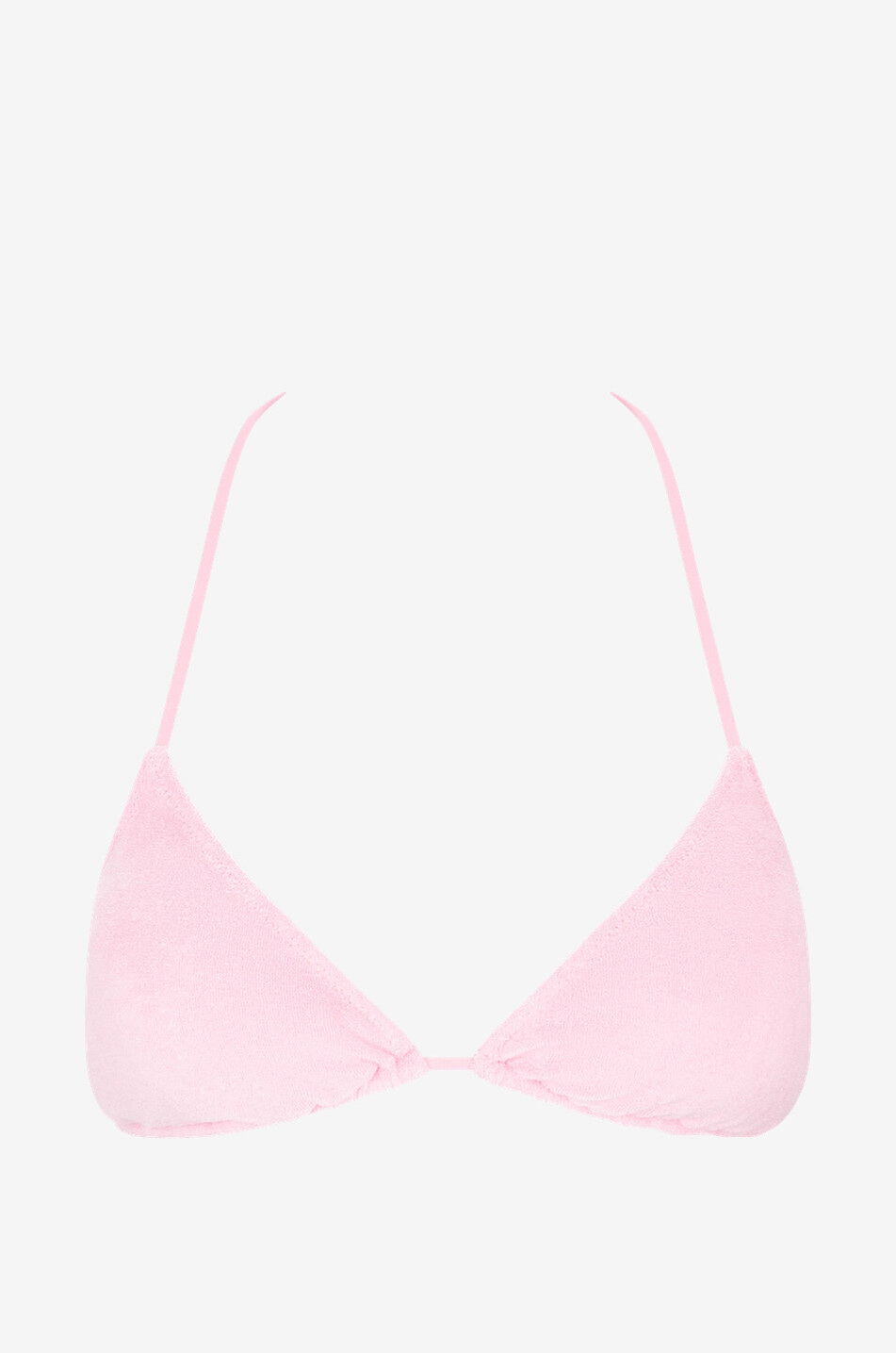 MC2 SAINT BARTH Leah terry triangle bikini top Women PINK 1