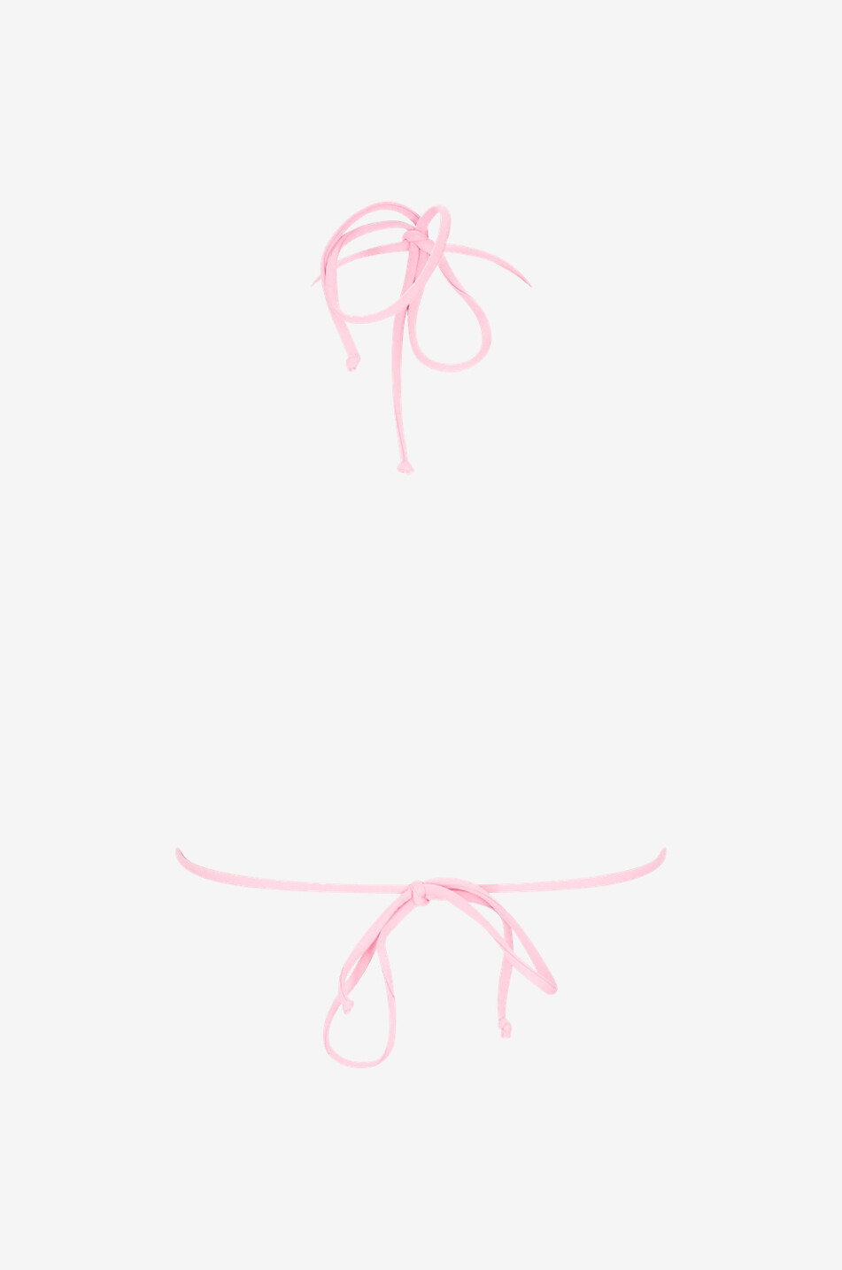 MC2 SAINT BARTH Leah terry triangle bikini top Women PINK 2