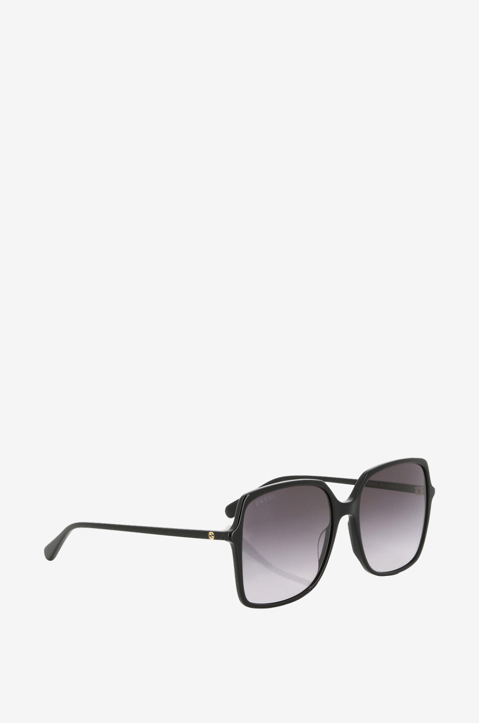 GUCCI Lunettes de soleil carrés GG Femme NOIR 2