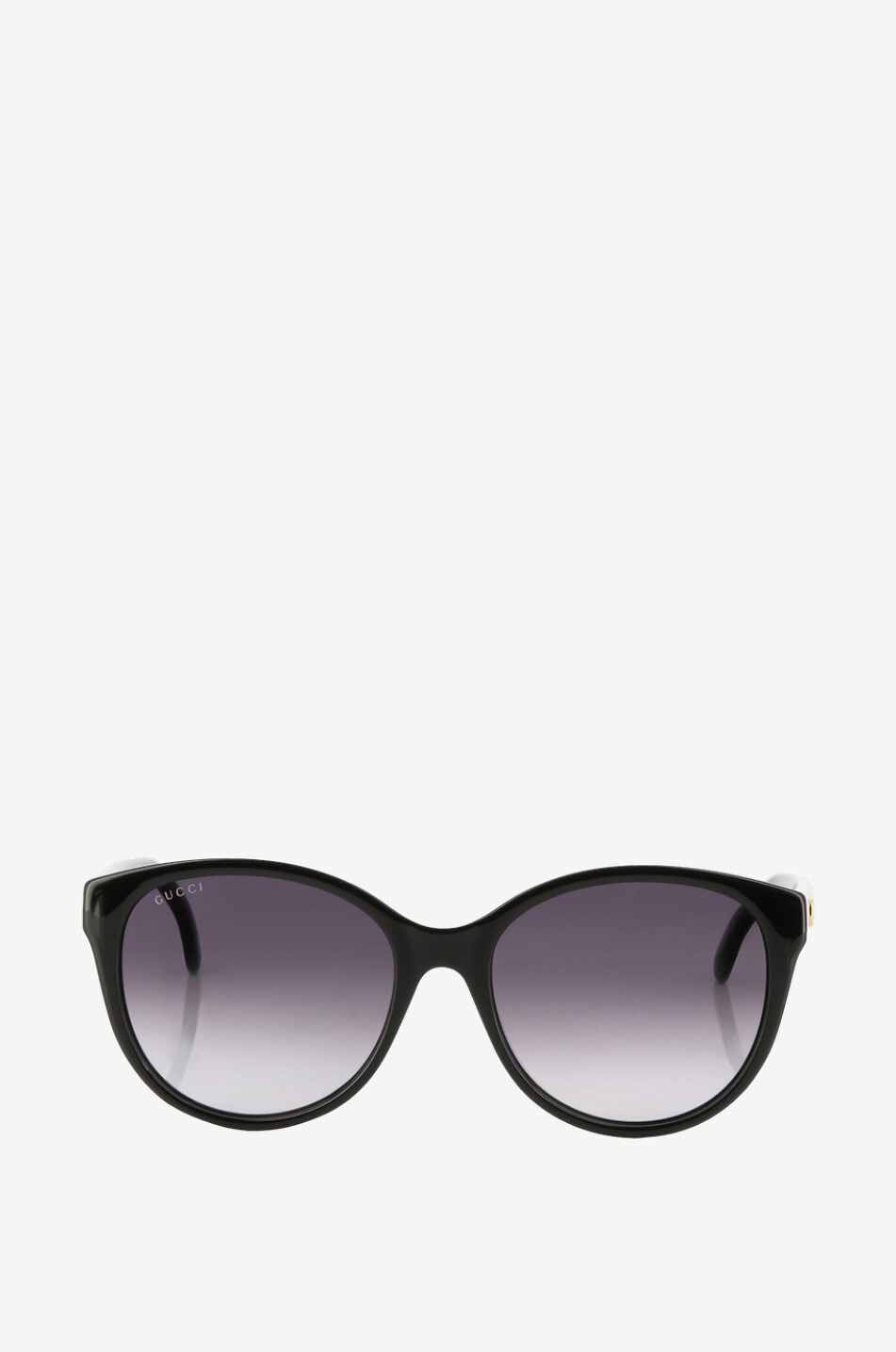 GUCCI Lunettes de soleil oeil-de-chat en acétate brillant Femme NOIR 1