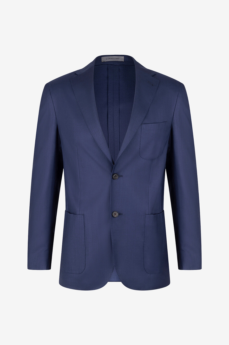 CORNELIANI Sportswear wool and silk twill blazer Men DARK BLUE 1