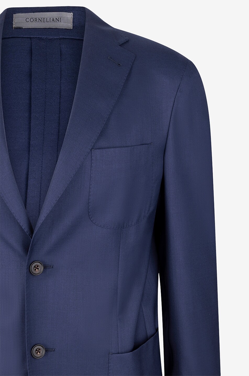 CORNELIANI Sportswear wool and silk twill blazer Men DARK BLUE 3