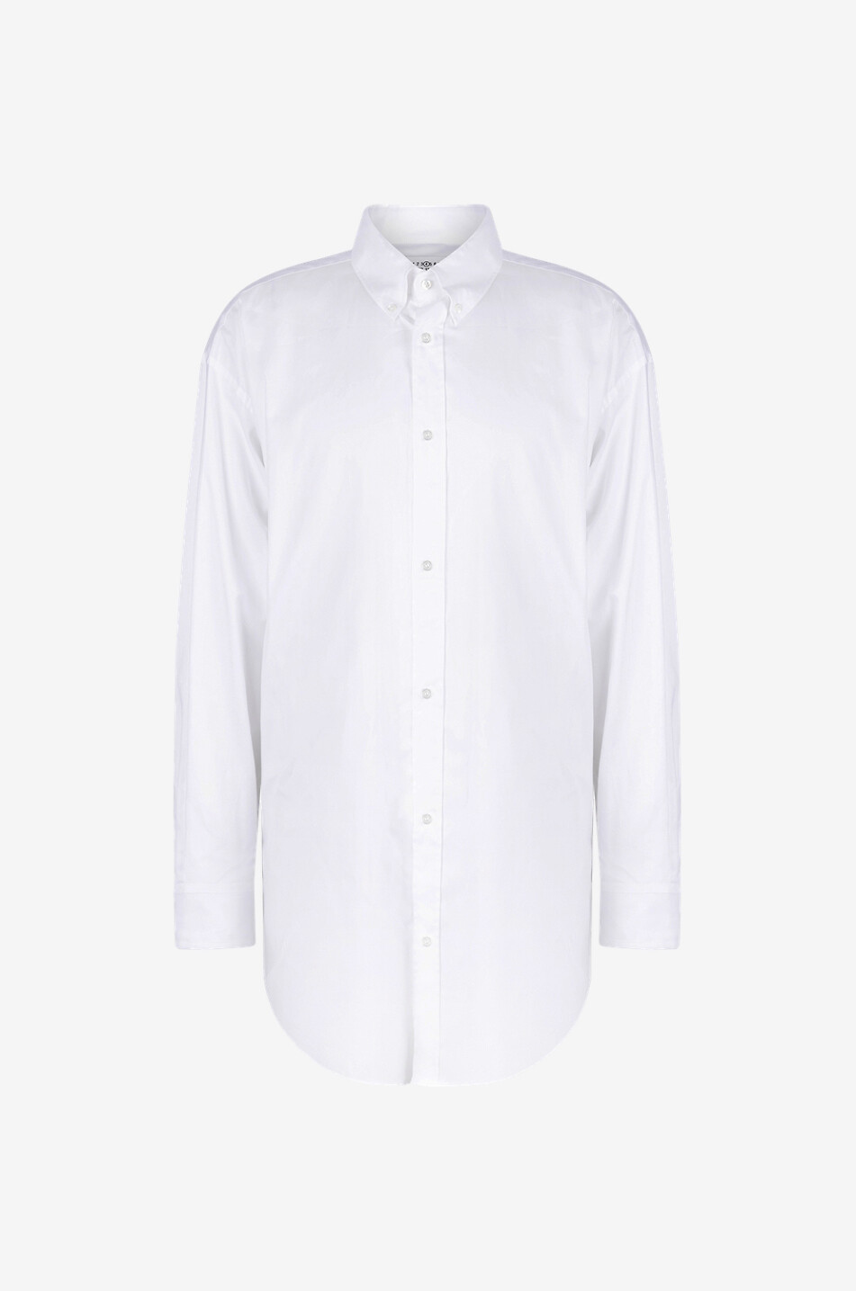 MAISON MARGIELA Organic cotton loose-fit Oxford shirt Men WHITE 1
