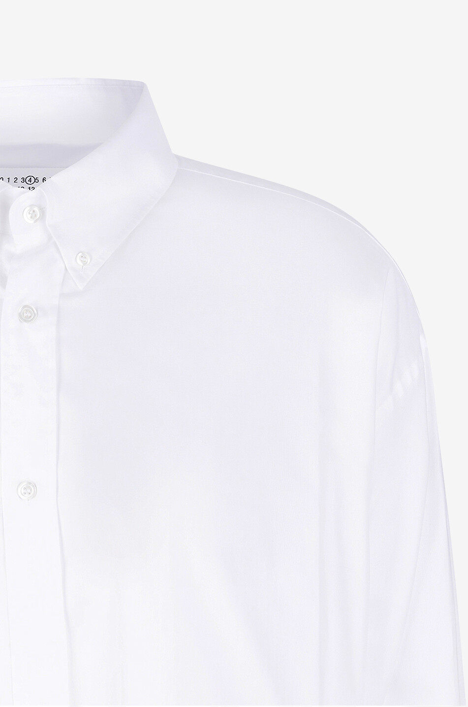 MAISON MARGIELA Organic cotton loose-fit Oxford shirt Men WHITE 3