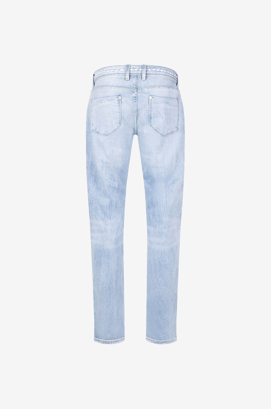 ACE DENIM Jean slim brodé losanges Extra Stone Homme BLEU FONCE 2