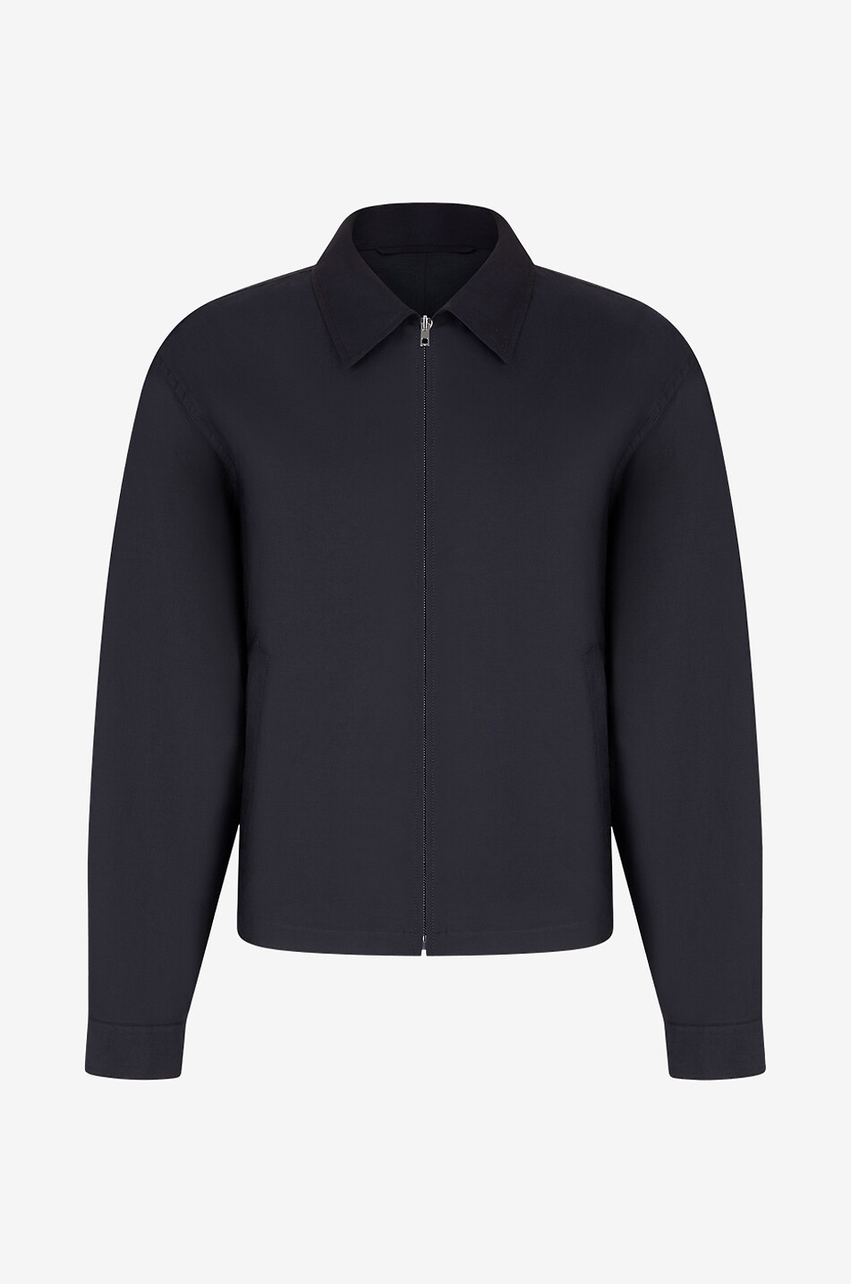 Veste légère courte en coton et soie Shirt Blouson