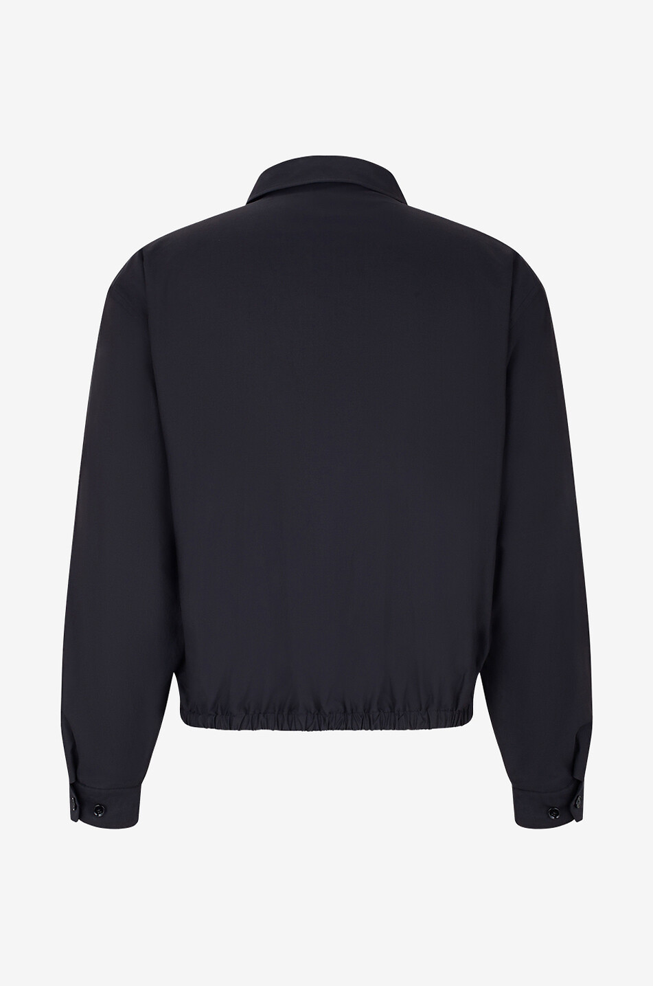 LEMAIRE Veste légère courte en coton et soie Shirt Blouson Homme NOIR 2