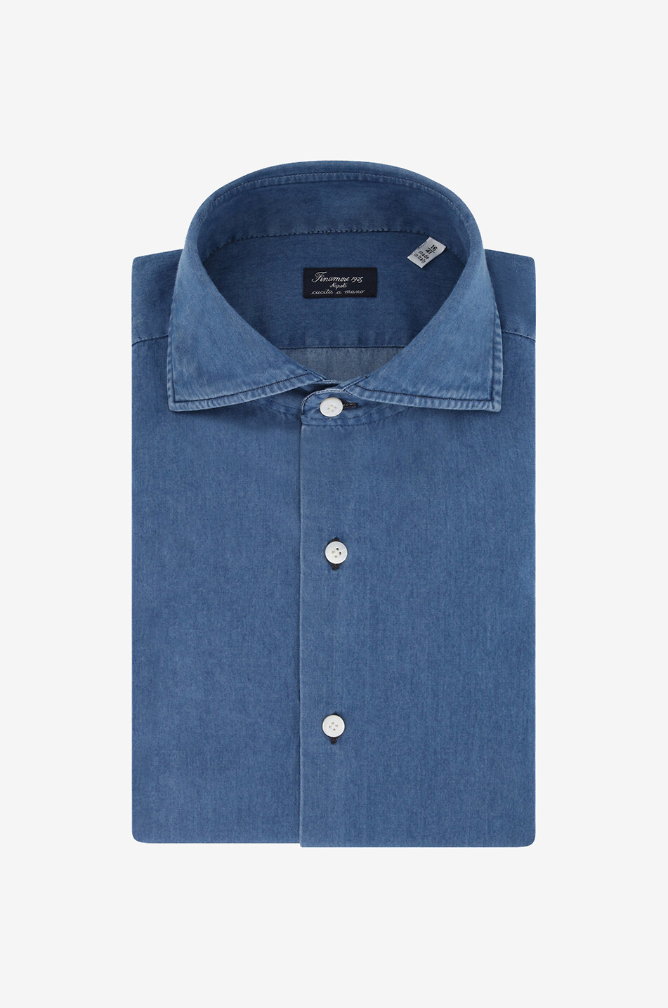Eduardo denim long-sleeved shirt