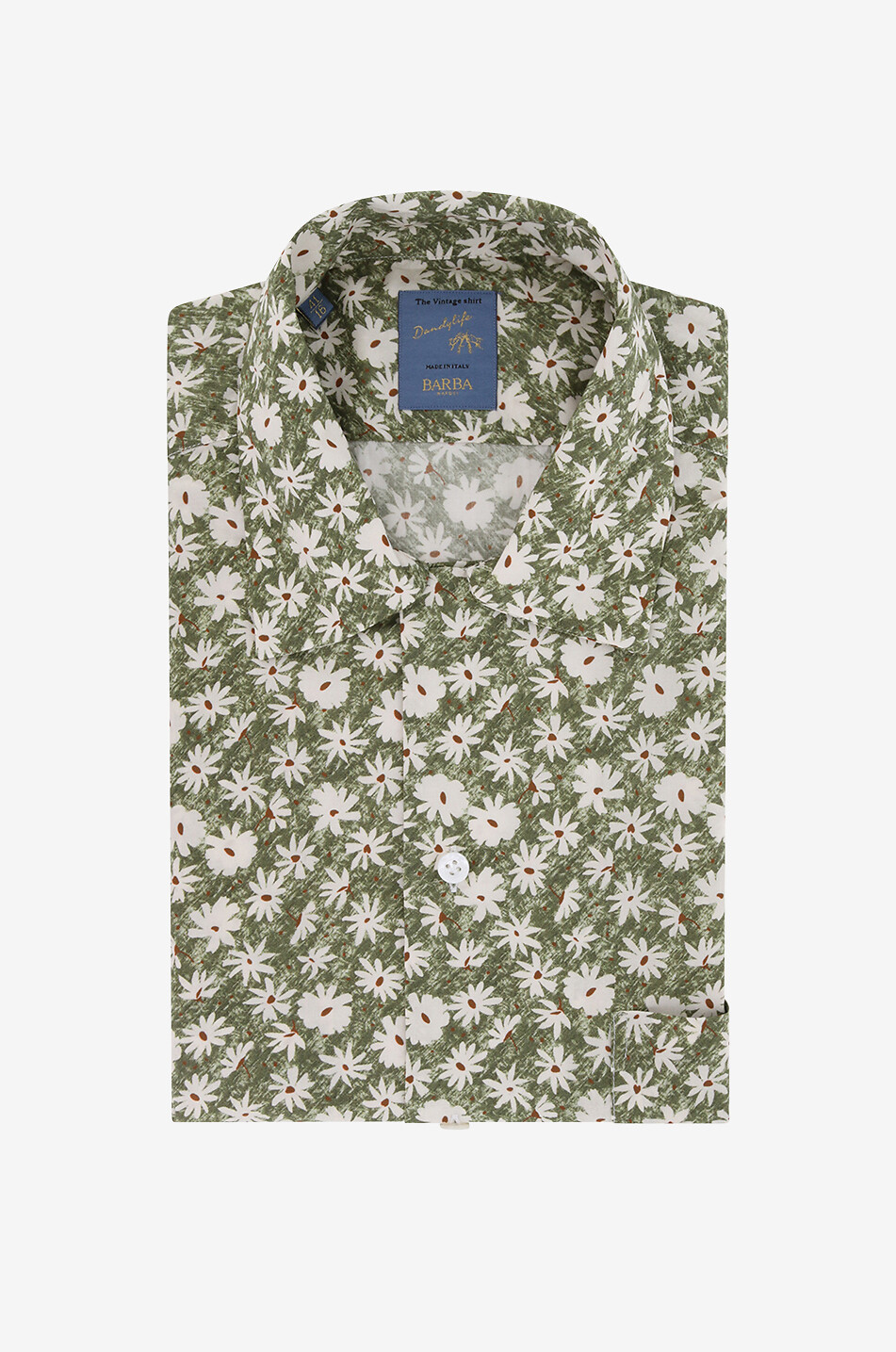 Geblümtes Langarm-Hemd aus Baumwolle Dandy Life