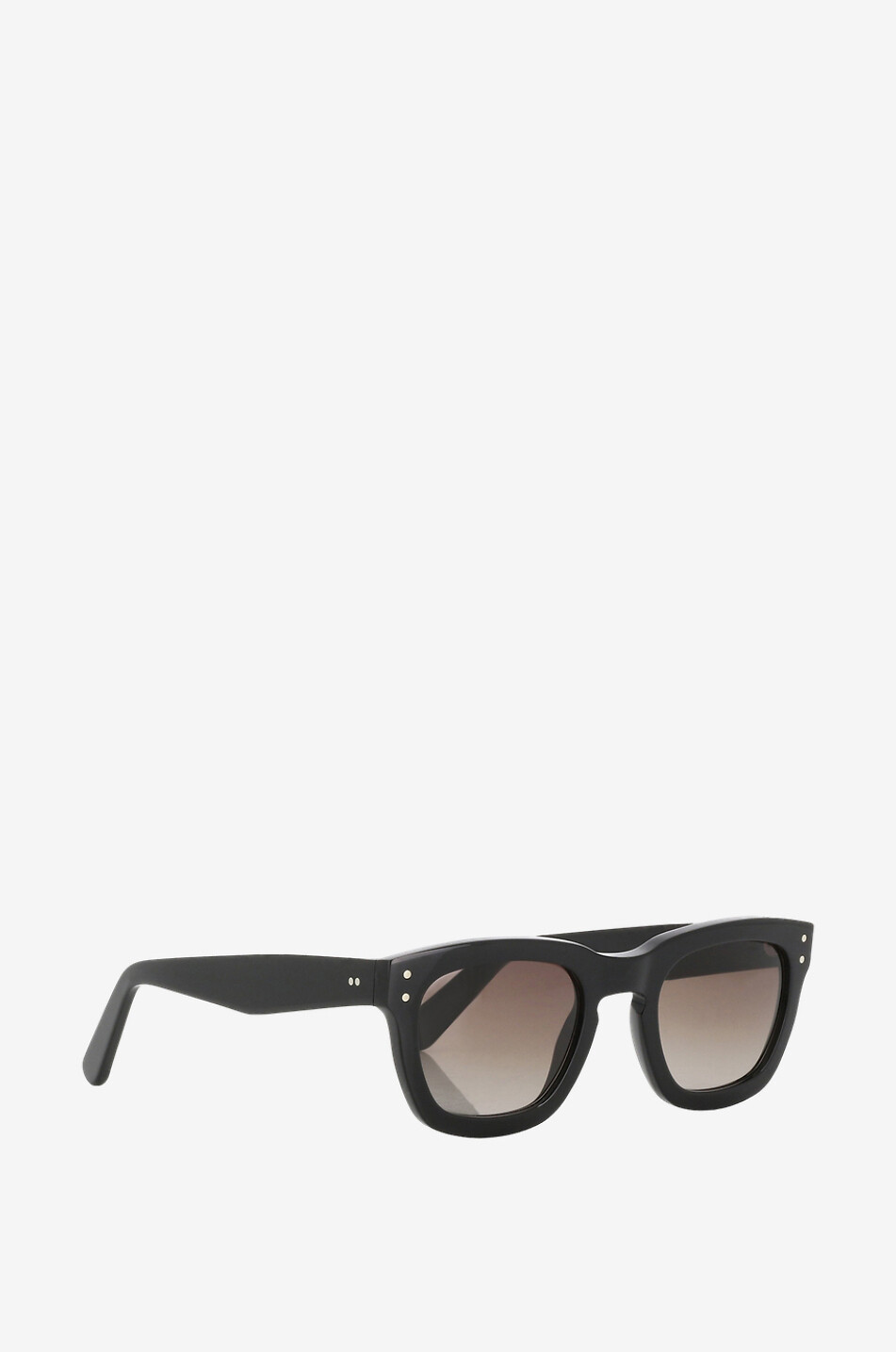 VIU Lunettes de soleil rectangulaires en acétate The Novelist Homme NOIR 2