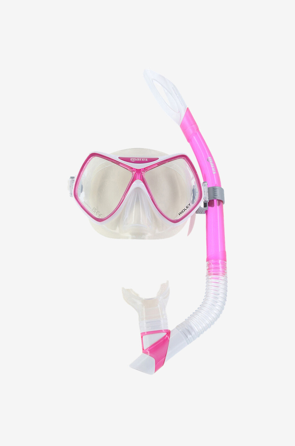 MARES Schwimmbrille und Schnorchel Ridley Combo Unisex ROSA 1