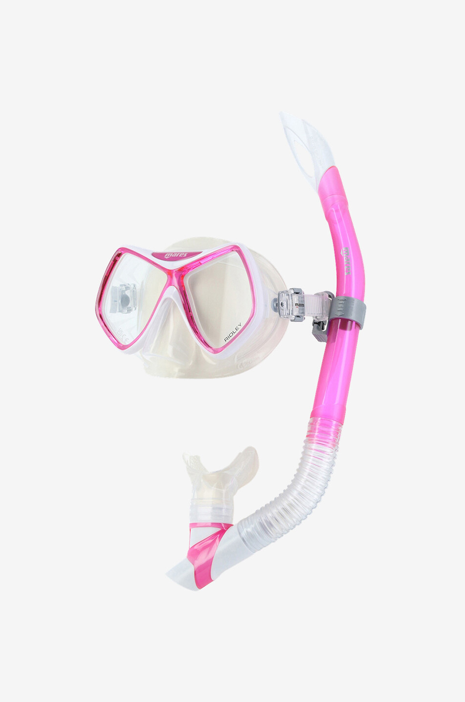 MARES Schwimmbrille und Schnorchel Ridley Combo Unisex ROSA 3