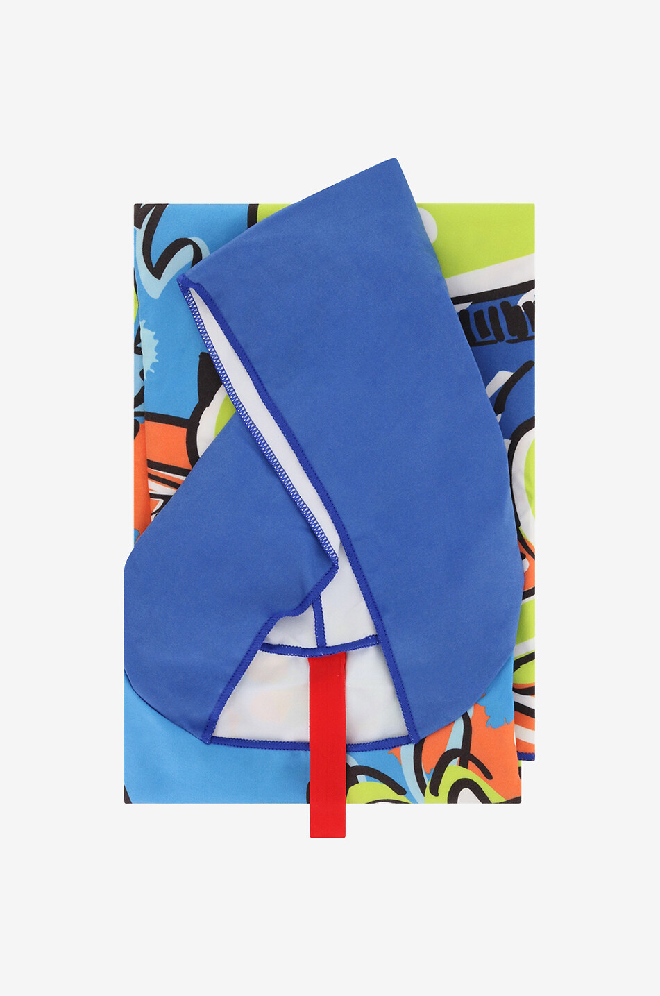 MARES Kinder-Poncho-Badetuch Seaside Junior Unisex BLAU 1