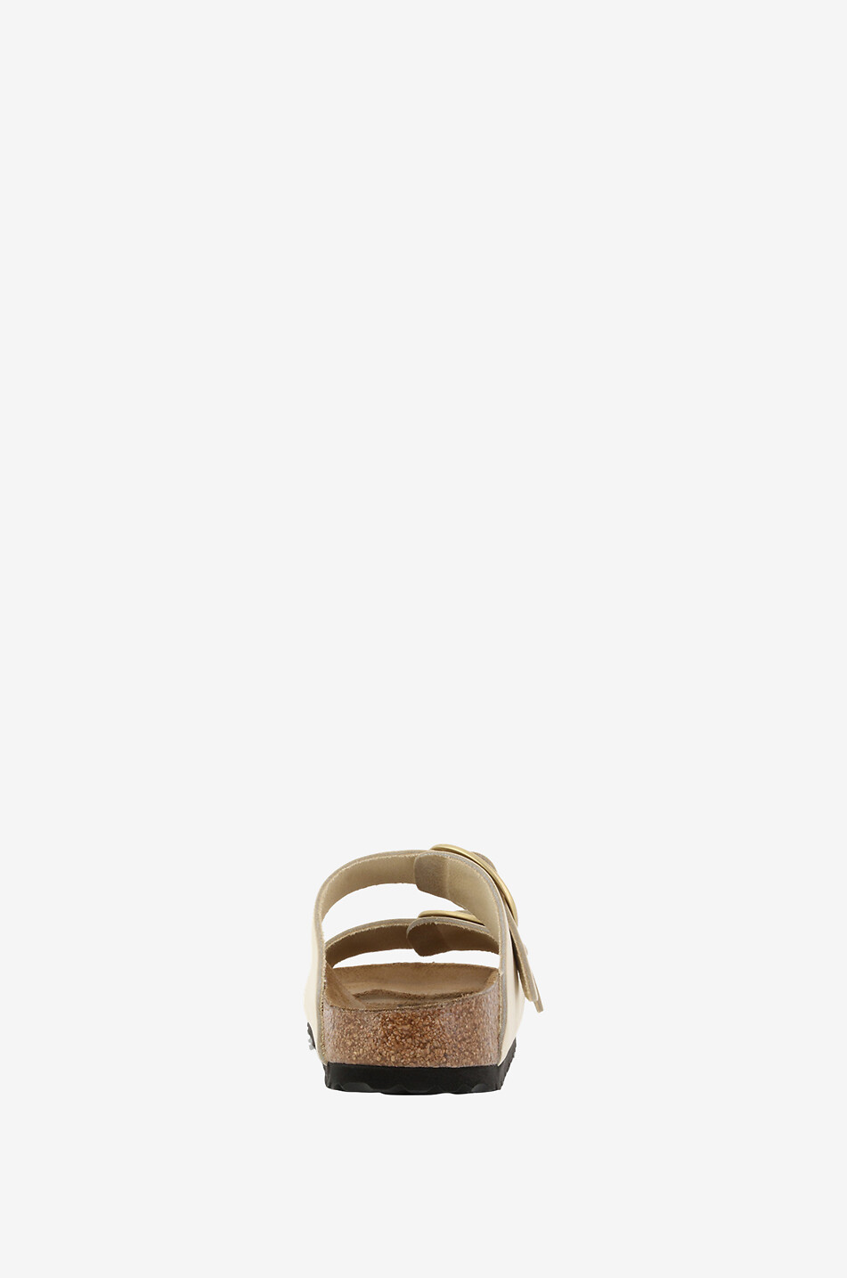 BIRKENSTOCK Flache Pantoletten aus Nubukleder Arizona Big Buckle Damen CREMEFARBEN 4