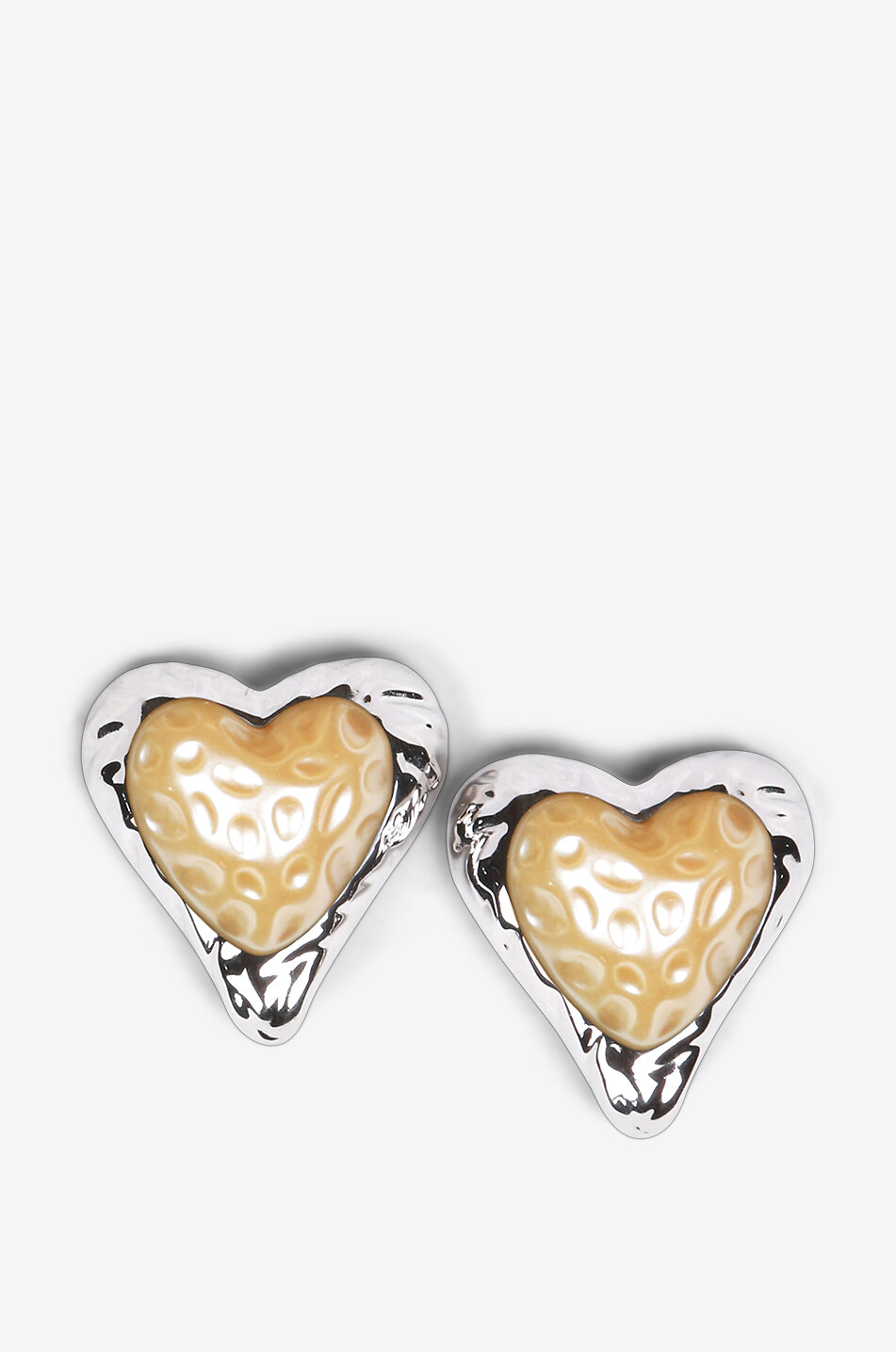 Clips d'oreilles en forme de coeur Heart Studs